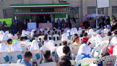 مراسم بازگشایی مدارس پیش دبستانی ها در شهرستان گمیشان برگزار شد