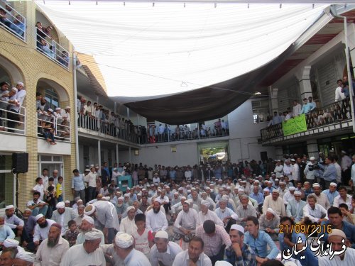 مراسم عمامه گذاری طلاب حوزه علمیه نعمانی گمیشان برگزار شد