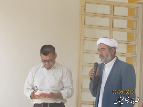 مدرسه 3کلاسه حاج پیغمبرقلی موحد روستای قرمسه شهرستان گمیشان افتتاح شد