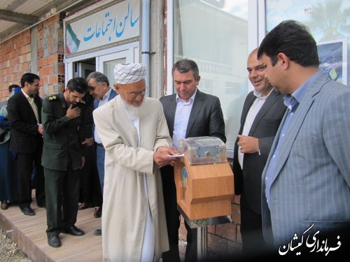 حضور فرماندار گمیشان در جشن عاطفه ها