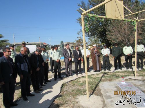 به مناسبت هفته نیروی انتظامی مراسم غبارروبی مزار شهدای گمنام گمیشان برگزار شد