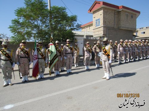 حضور فرماندار گمیشان در اولین یادواره شهدای مرزنشین استان