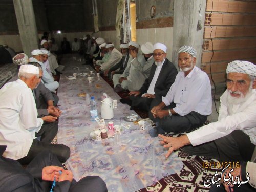 مراسم ویژه ماه محرم در روستای خواجه نفس شهرستان گمیشان برگزار شد