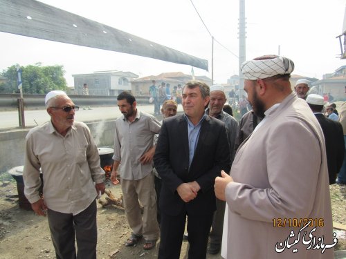 مراسم ویژه ماه محرم در روستای خواجه نفس شهرستان گمیشان برگزار شد