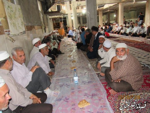 مراسم ویژه ماه محرم در روستای خواجه نفس شهرستان گمیشان برگزار شد