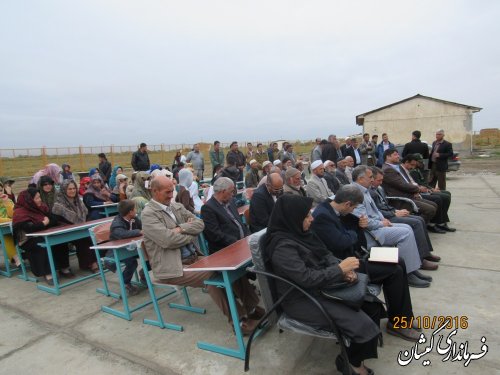 مدرسه 2کلاسه پریا روستای مرادبردی شهرستان گمیشان افتتاح شد