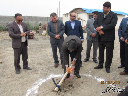 مراسم کلنگ زنی شرکت کود آلی ترشیز با استفاده از تسهیلات معاونت مناطق محروم و روستایی ریاست جمهوری