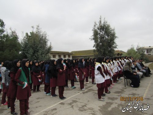 زنگ استکبار ستیزی در شهرستان گمیشان نواخته شد