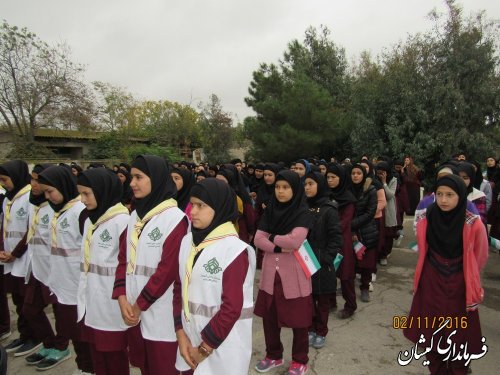 زنگ استکبار ستیزی در شهرستان گمیشان نواخته شد