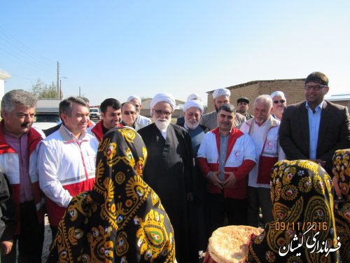 نماینده ولی فقیه در جمعیت هلال احمر کشور در شهرستان گمیشان حضور یافت