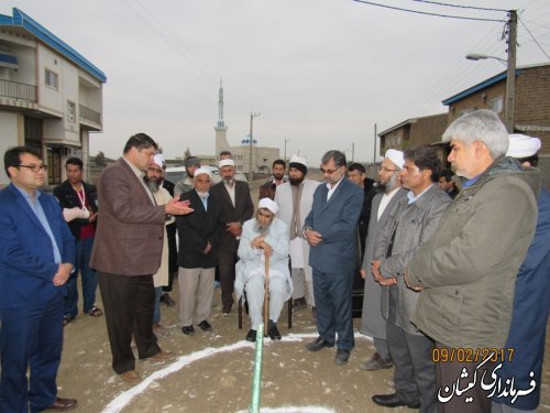 مراسم کلنگ زنی زیرسازی جاده بند بصیرآباد به سیمین شهر