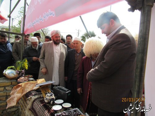 حضور فرماندار گمیشان در لحظه تحویل سال نو در مزار شهدای گمنام شهرستان