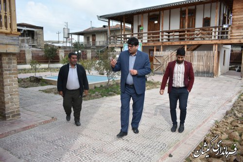 بازدید سرزده فرماندار گمیشان از برخی ادارات شهرستان