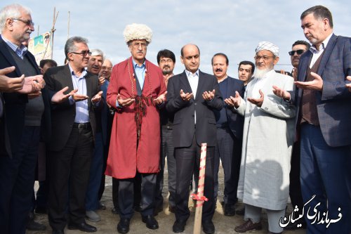 عملیات اجرایی مجمتع مسکونی 50 واحدی در گمیشان آغاز شد