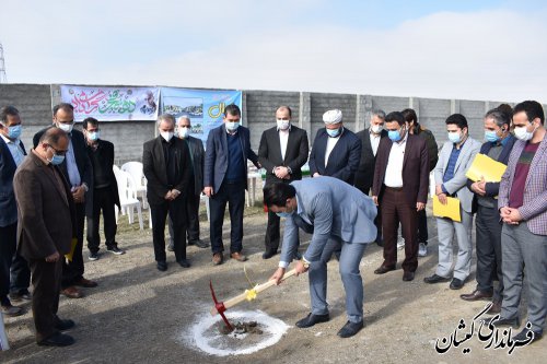 عملیات اجرایی مجتمع گردشگری کرال در شهرستان گمیشان آغاز شد