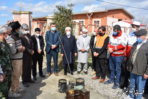مراسم متمرکز درختکاری شهرستان گمیشان در روستای قره کیله 