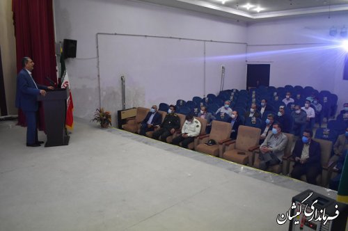 اولین جلسه شورای اداری شهرستان گمیشان در سال 1400 برگزار شد