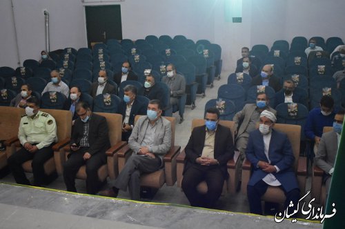 اولین جلسه شورای اداری شهرستان گمیشان در سال 1400 برگزار شد