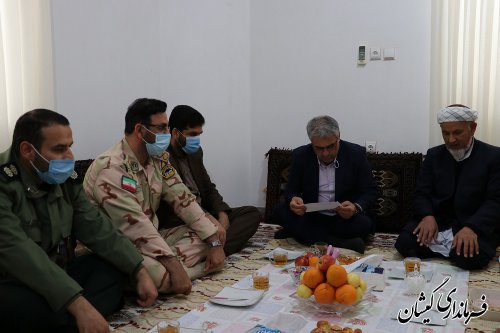 دیدار سرپرست فرمانداری شهرستان با امام جمعه گمیشان