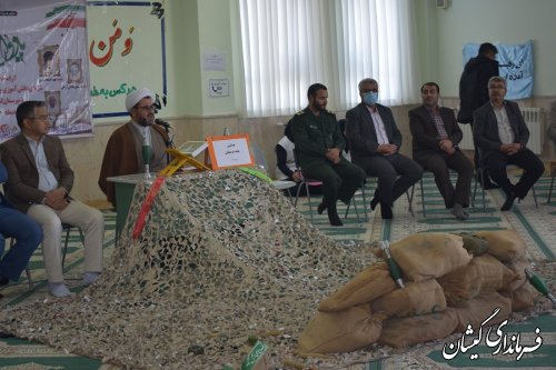 حضور فرماندار در یادواره شهدا دانش آموز و 4 شهید فرهنگی شهرستان گمیشان