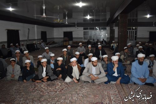 حضور فرماندار گمیشان در همایش انقلاب اسلامی ،غیرت دینی ، تمدن نوین اسلامی 
