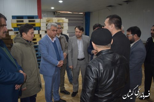بازدید هیات تجاری - اقتصادی استان منگستائو جمهوری قزاقستان از مزرعه میگو گمیشان