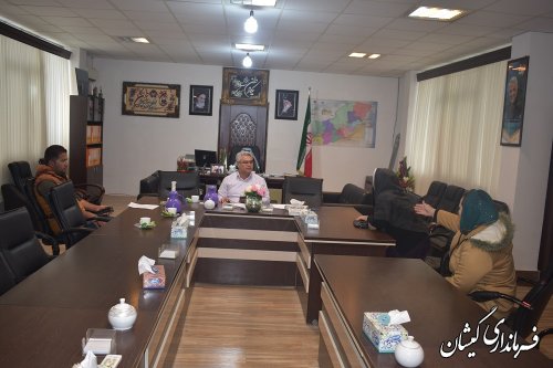 ملاقات عمومی فرماندار گمیشان برگزار شد.
