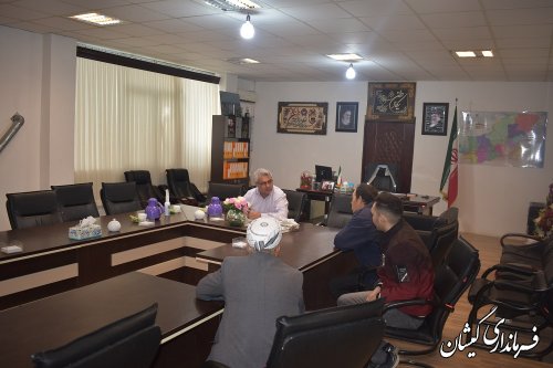 ملاقات عمومی فرماندار گمیشان برگزار شد.