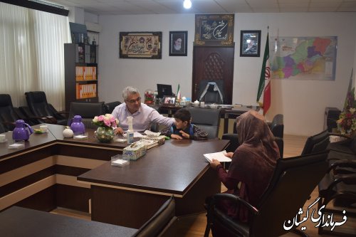 ملاقات عمومی فرماندار گمیشان برگزار شد.