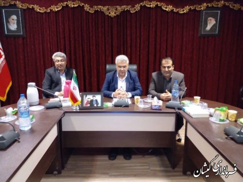 حضور فرماندار گمیشان در شورای برنامه ریزی توسعه استان گلستان