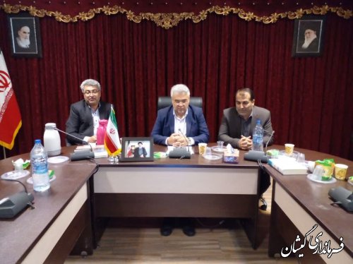 حضور فرماندار گمیشان در شورای برنامه ریزی توسعه استان گلستان