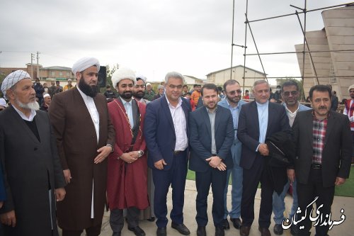 برگزاری جشن وصال ازدواج زوج های جوان گمیشانی