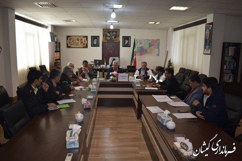  برگزاری جلسه شورای حفاظت از منابع آب شهرستان گمیشان 