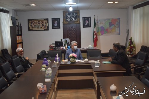 ملاقات عمومی فرماندار گمیشان برگزارشد.