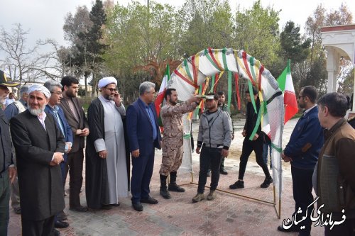 برگزاری مراسم بدرقه کاروان راهیان نور شهرستان گمیشان