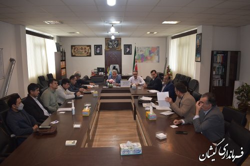 برگزاري جلسه كارگروه رفع موانع تولید شهرستان گمیشان 