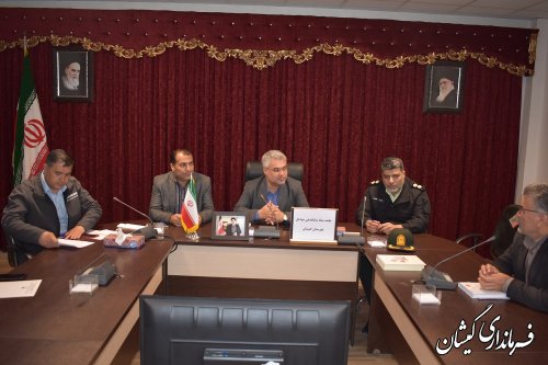 برگزاری جلسه‌ ستاد ساماندهی سواحل شهرستان گمیشان