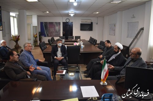 دیدار مدیر کل بنیاد شهید و امور ایثارگران استان با فرماندار گمیشان