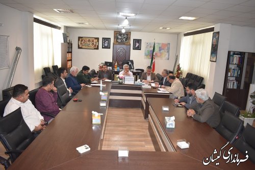 برگزاری جلسه هماهنگی هفته کار و کارگر شهرستان گمیشان