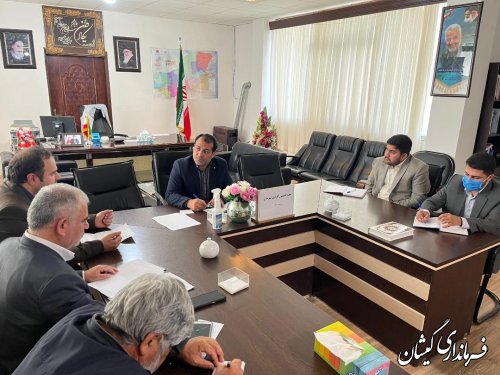 برگزاری جلسه کمیسیون کارگری شهرستان گمیشان