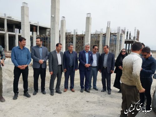 تاکید فرماندار گمیشان برتکمیل هر چه سریع تر بیمارستان ۶۴ تختخوابی گمیشان