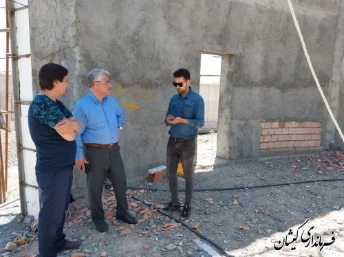 نصب سازه فضا کار پروژه خانه فرهنگ سیمین شهر