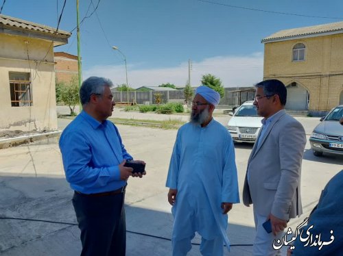 پیگیری مشکلات مردم در اجرای طرح نهضت ملی مسکن در روستای مرادبردی