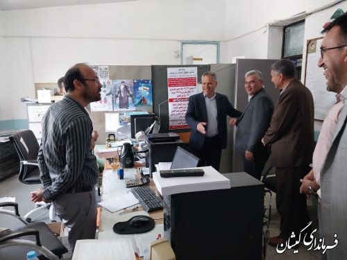 دیدار فرماندار گمیشان با پرسنل آموزش و پرورش