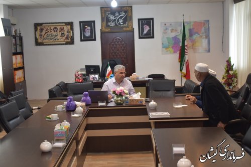 ملاقات مردمی فرماندار گمیشان برگزار شد.