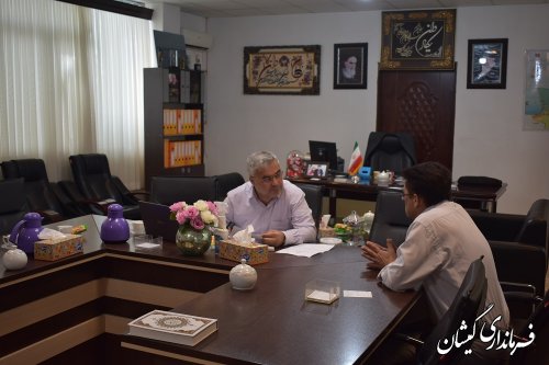 ملاقات مردمی فرماندار گمیشان برگزار شد.