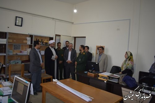  دیدار فرماندار گمیشان با مدیر و پرسنل شبکه بهداشت