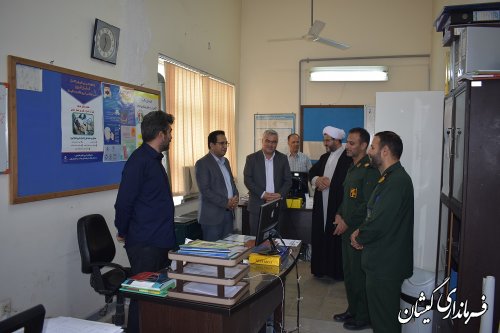  دیدار فرماندار گمیشان با مدیر و پرسنل شبکه بهداشت