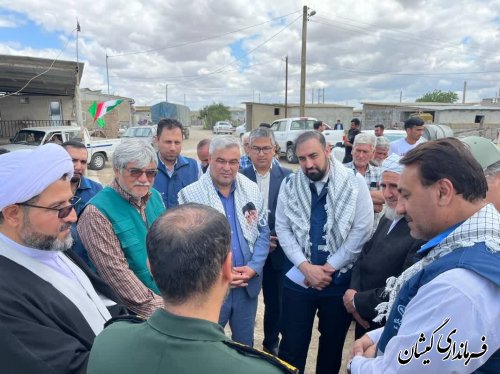رزمایش جهادی دامپزشکی گلستان در شهرستان گمیشان