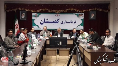 حضور فرماندار گمیشان در جلسه شورای هماهنگی مبارزه با مواد مخدر استان